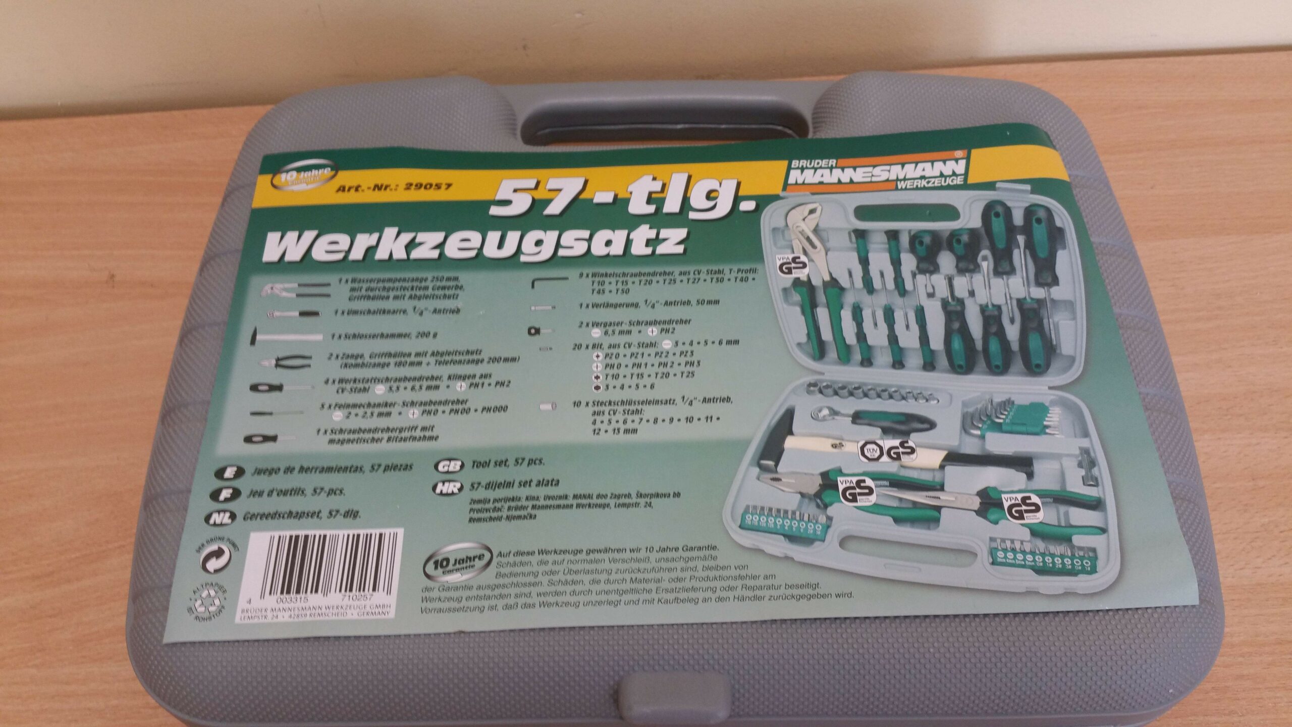 Tools24 - tööriistakomplekt Mannesmann M29057
