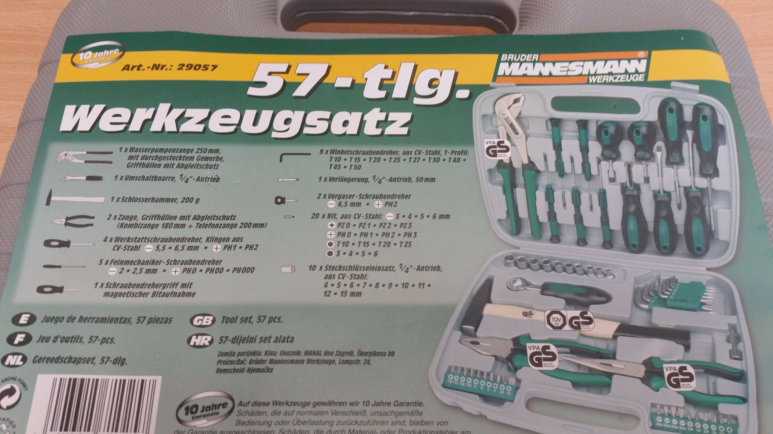 Tools24 - tööriistakomplekt Mannesmann M29057-4