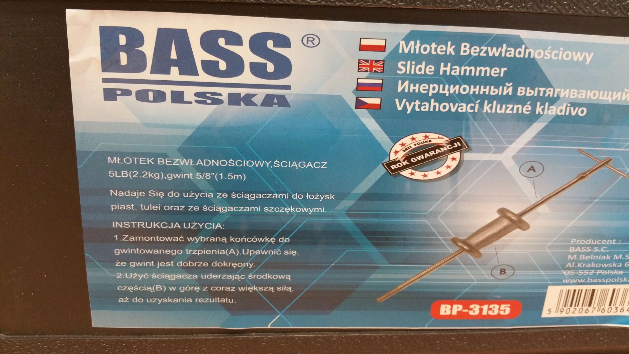 Tools24 - tõmmits -liughaamer, Bass Polska -2