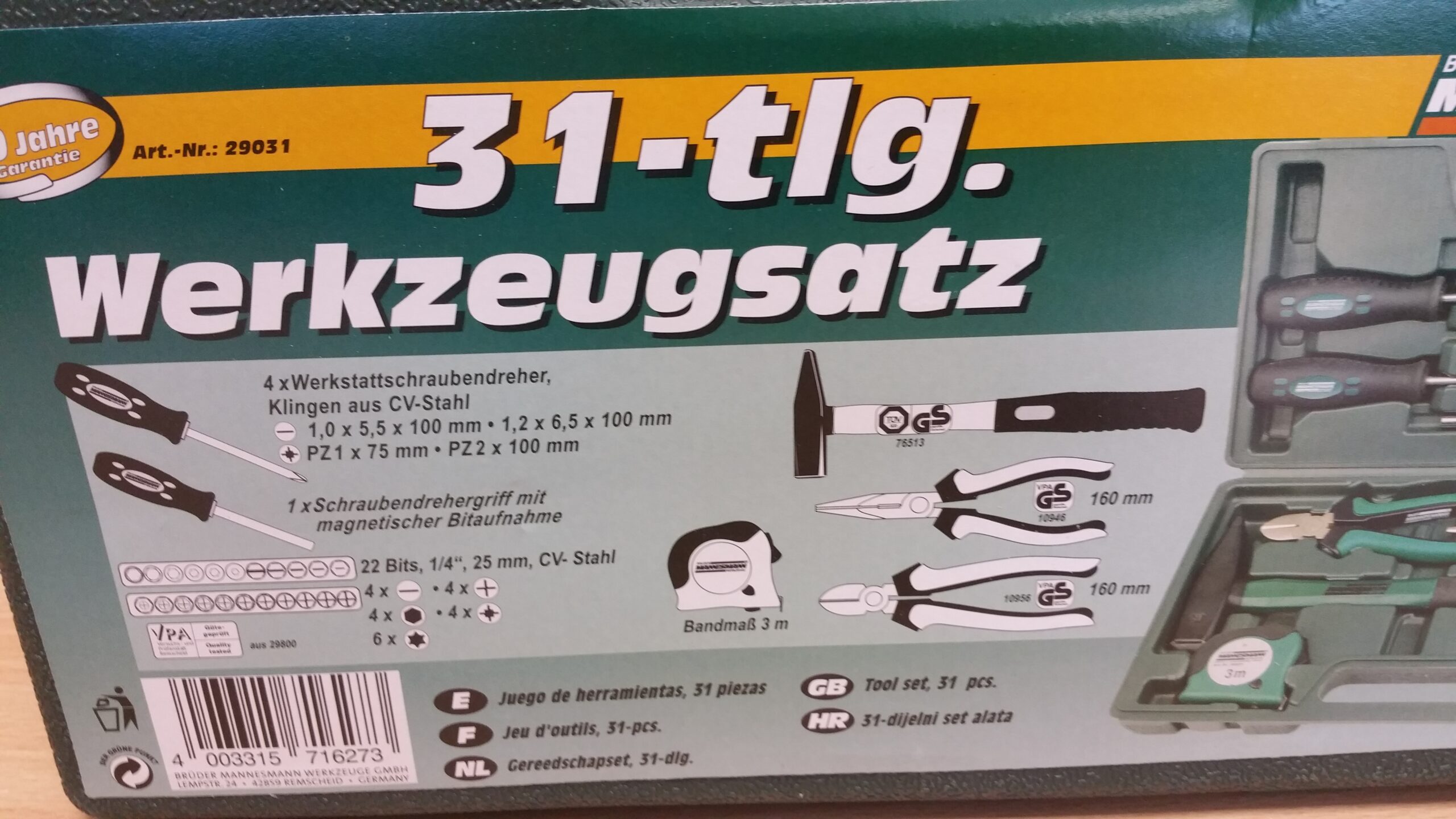 Tools24 - tööriistakomplekt Mannesmann M29031