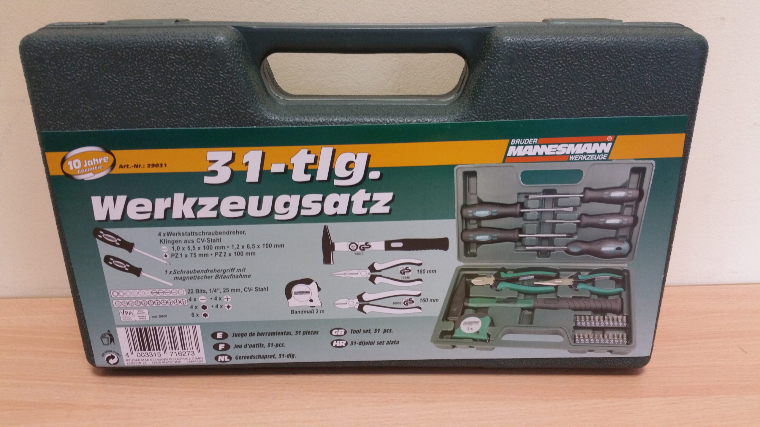 Tools24 - tööriistakomplekt Mannesmann M29031-4