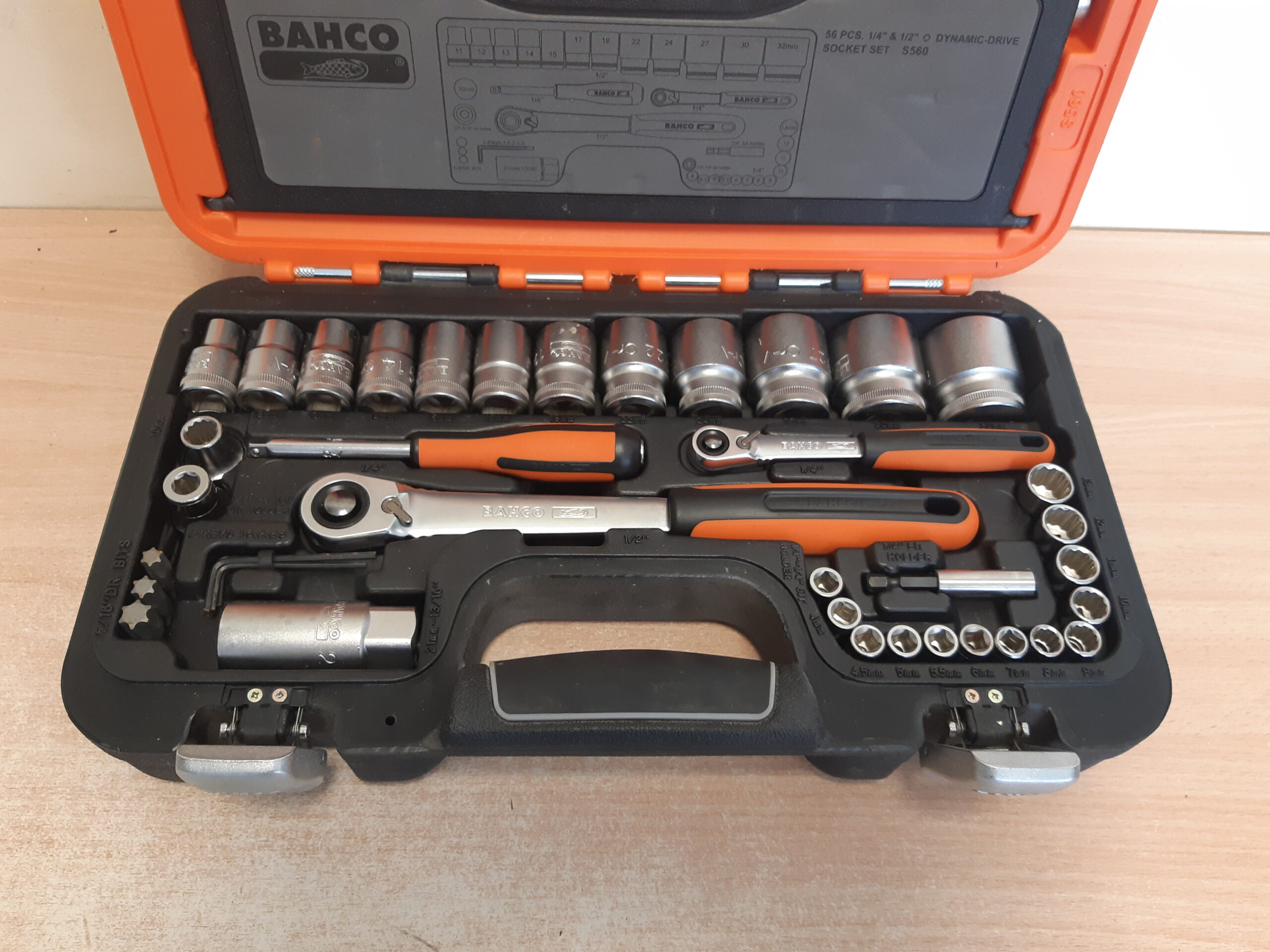 Tools24 - padrunvõtmete komplekt Bahco S560-2