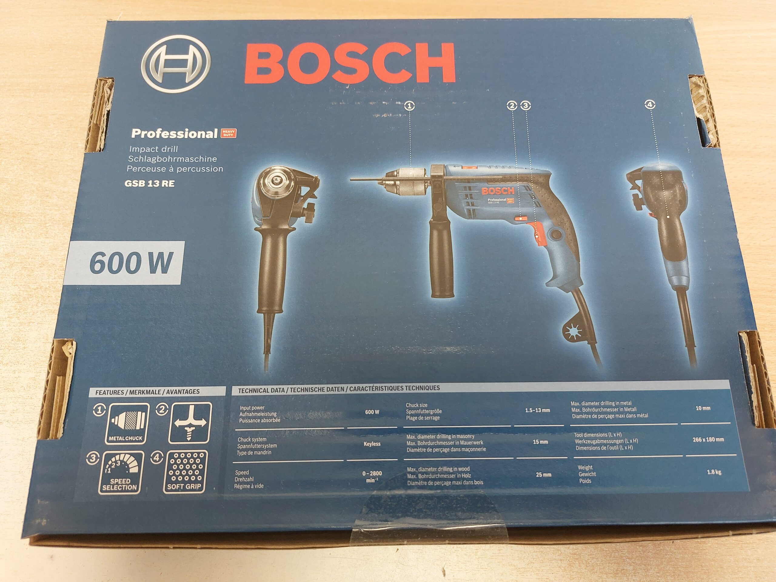 Tools24.ee - lööktrell Bosch GSB13RE-3