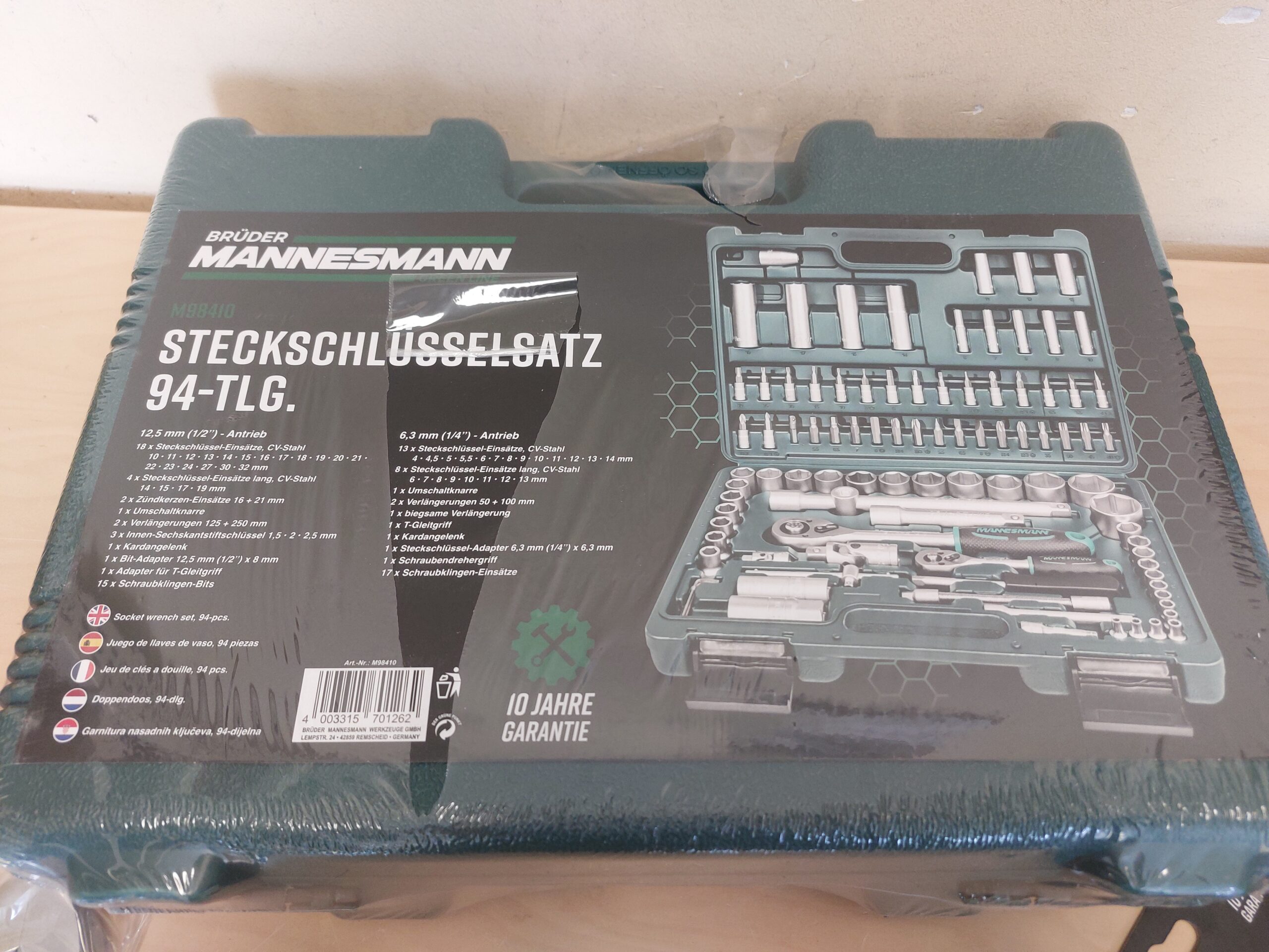 Tools24.ee - padrunvõtmete komplekt tööriistakomplekt Mannesmann M98410