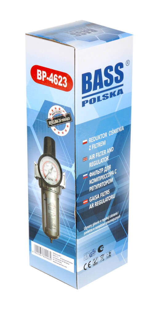 Tools24 - suruõhutrassi filter, regulaator, vee eraldaja BP4623-1