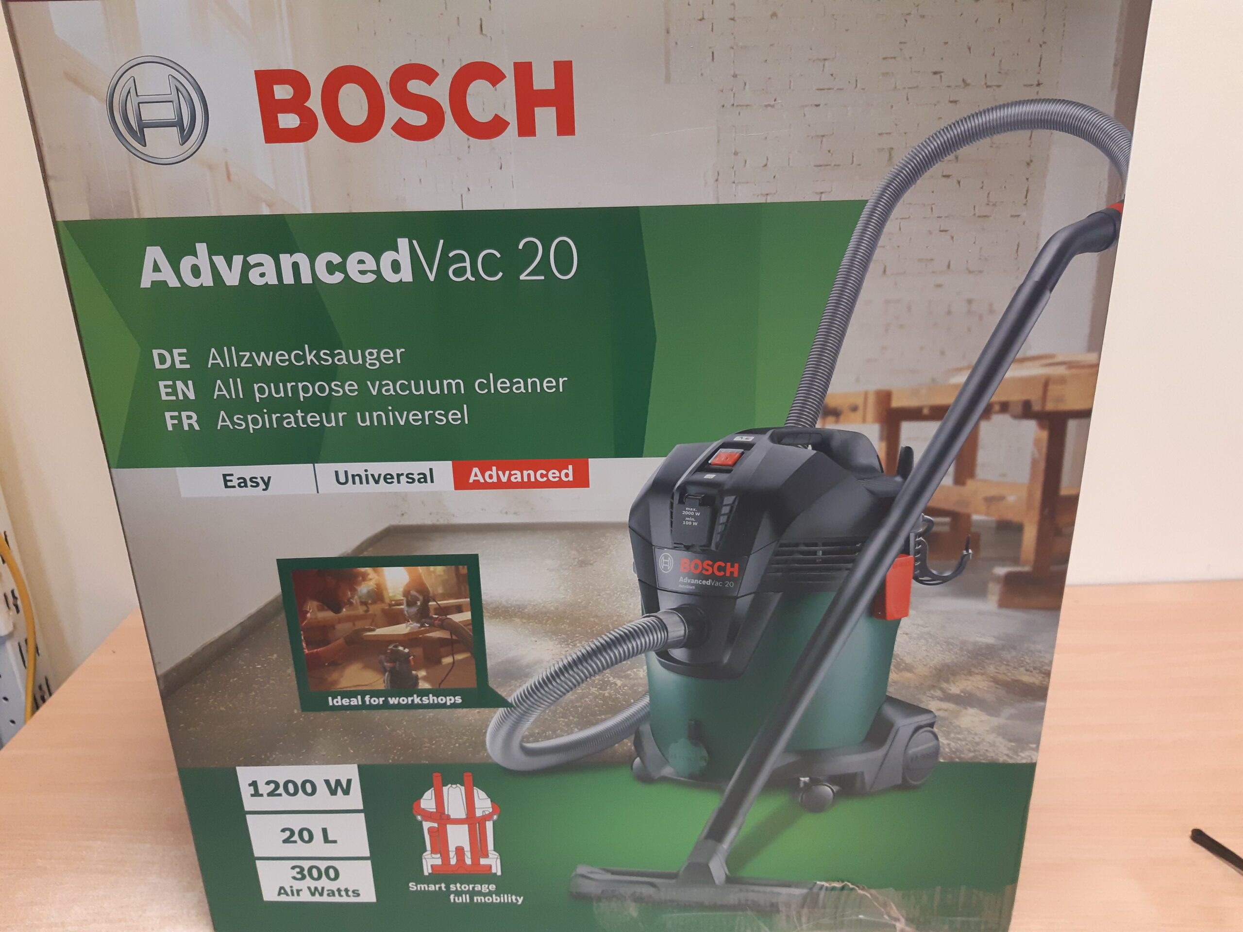 Tools24 Vee- ja tolmuimeja Bosch Advanced Vac 20 06033D1200