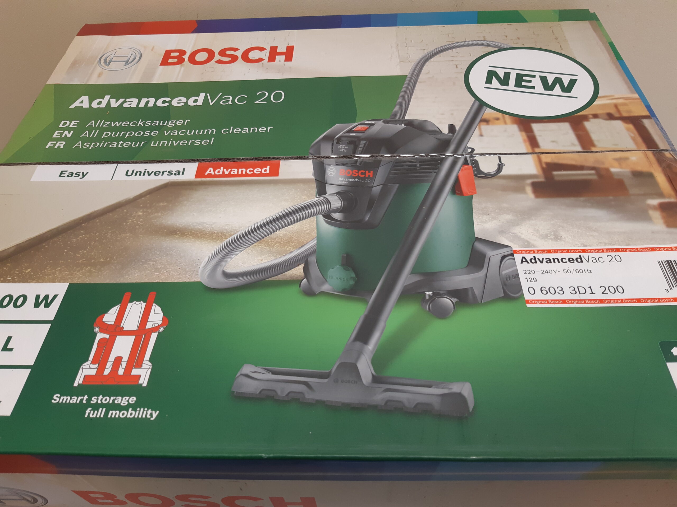 Tools24 Vee- ja tolmuimeja Bosch Advanced Vac 20 06033D1200-2