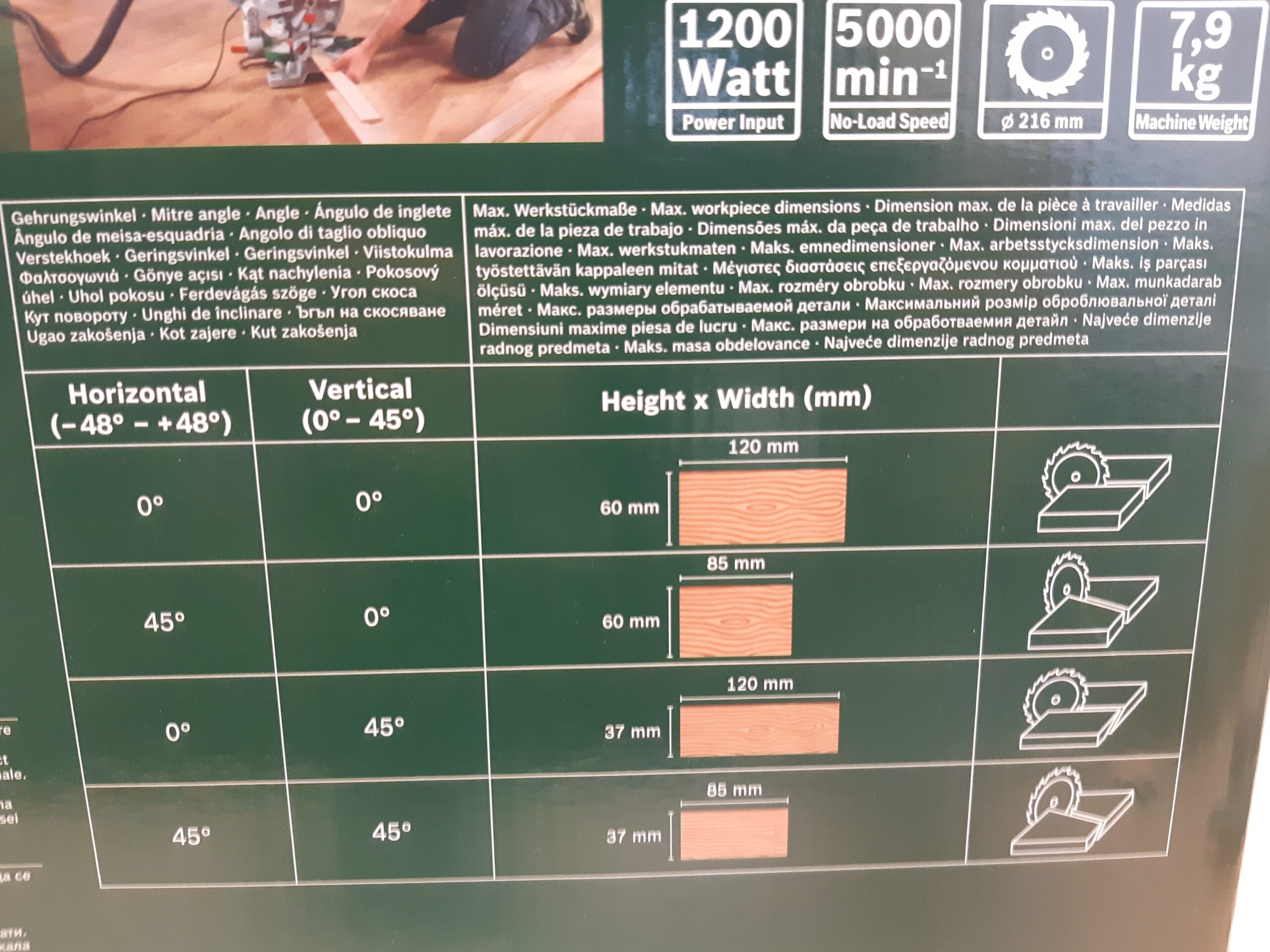 Tools24 - järkamissaag - nurgasaag Bosch PCM 8 0603B10000-6
