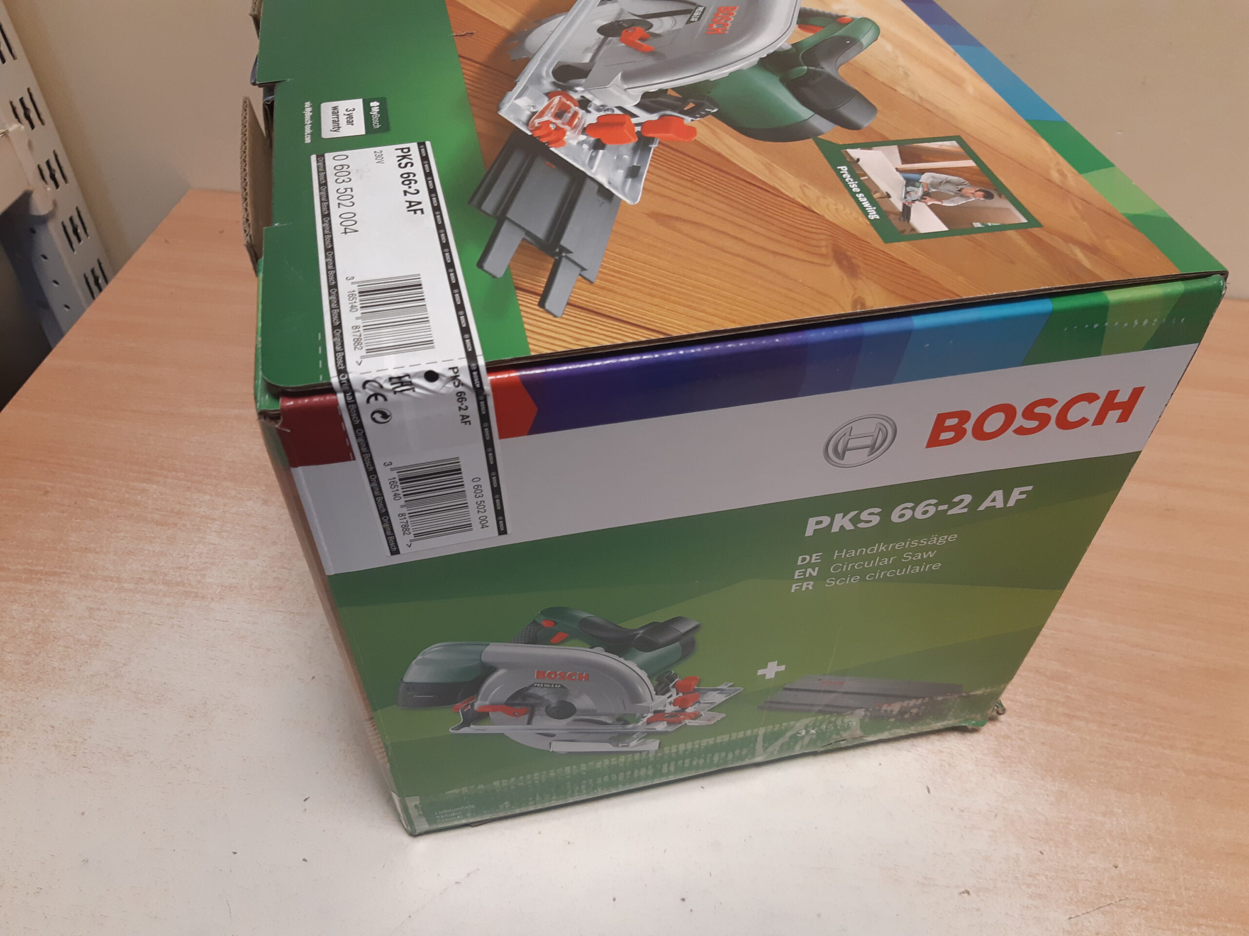 Tools24 - ketassaag Bosch + juhtsiin PKS66-2AF-3