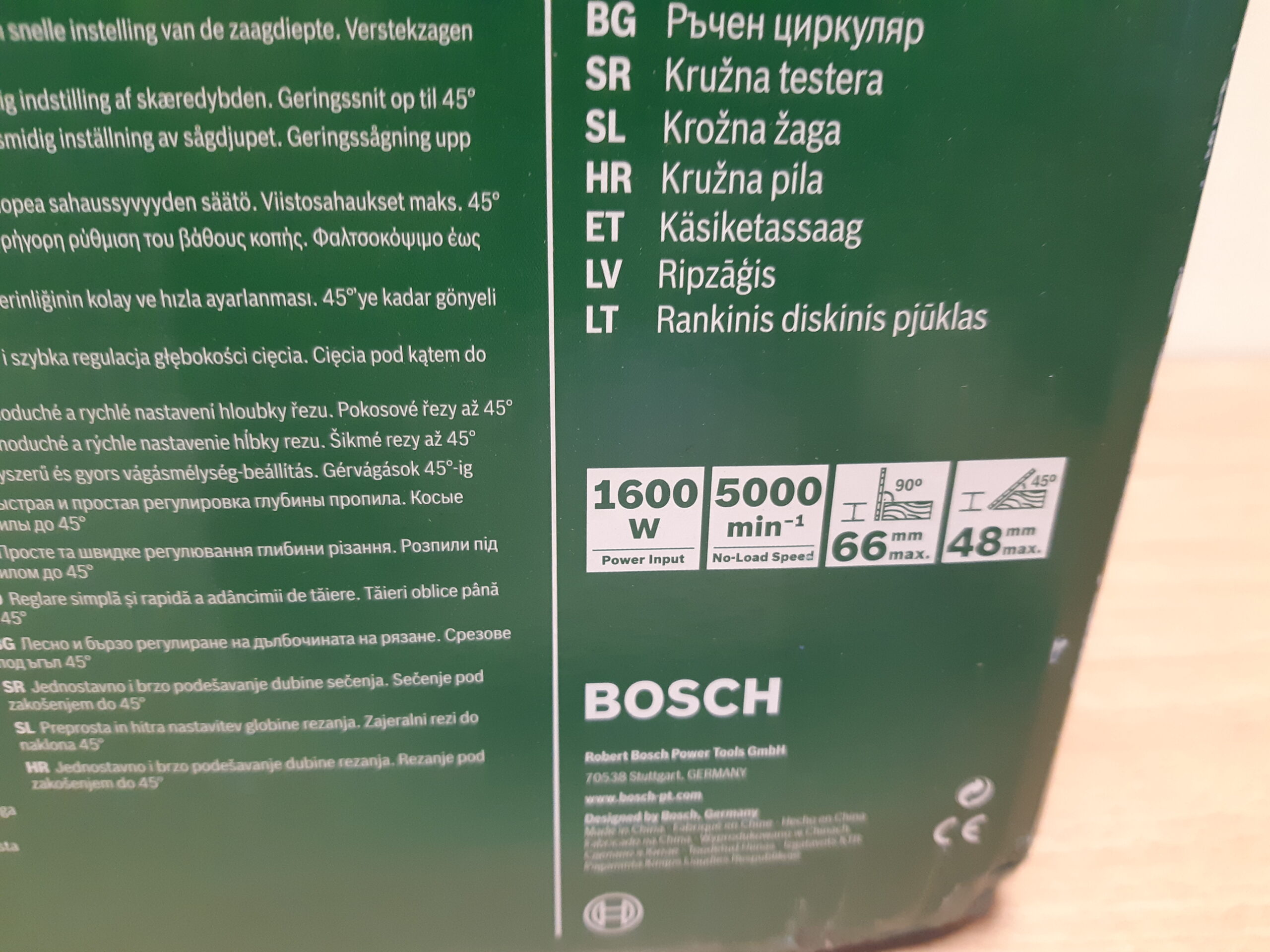 Tools24 - ketassaag Bosch + juhtsiin PKS66-2AF-7