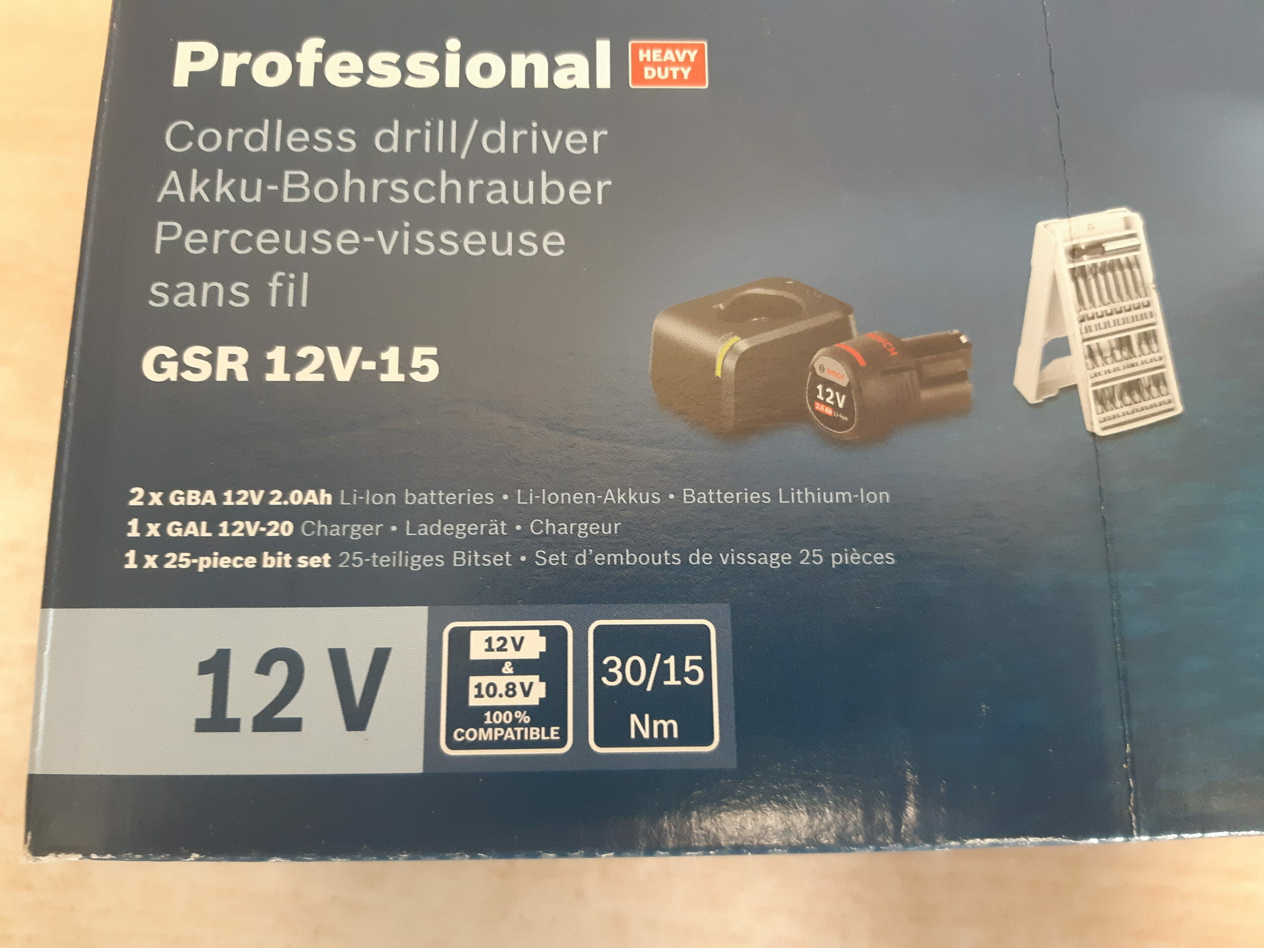 Tools24 - akutrell Bosch Professional GSR 12V-15-5