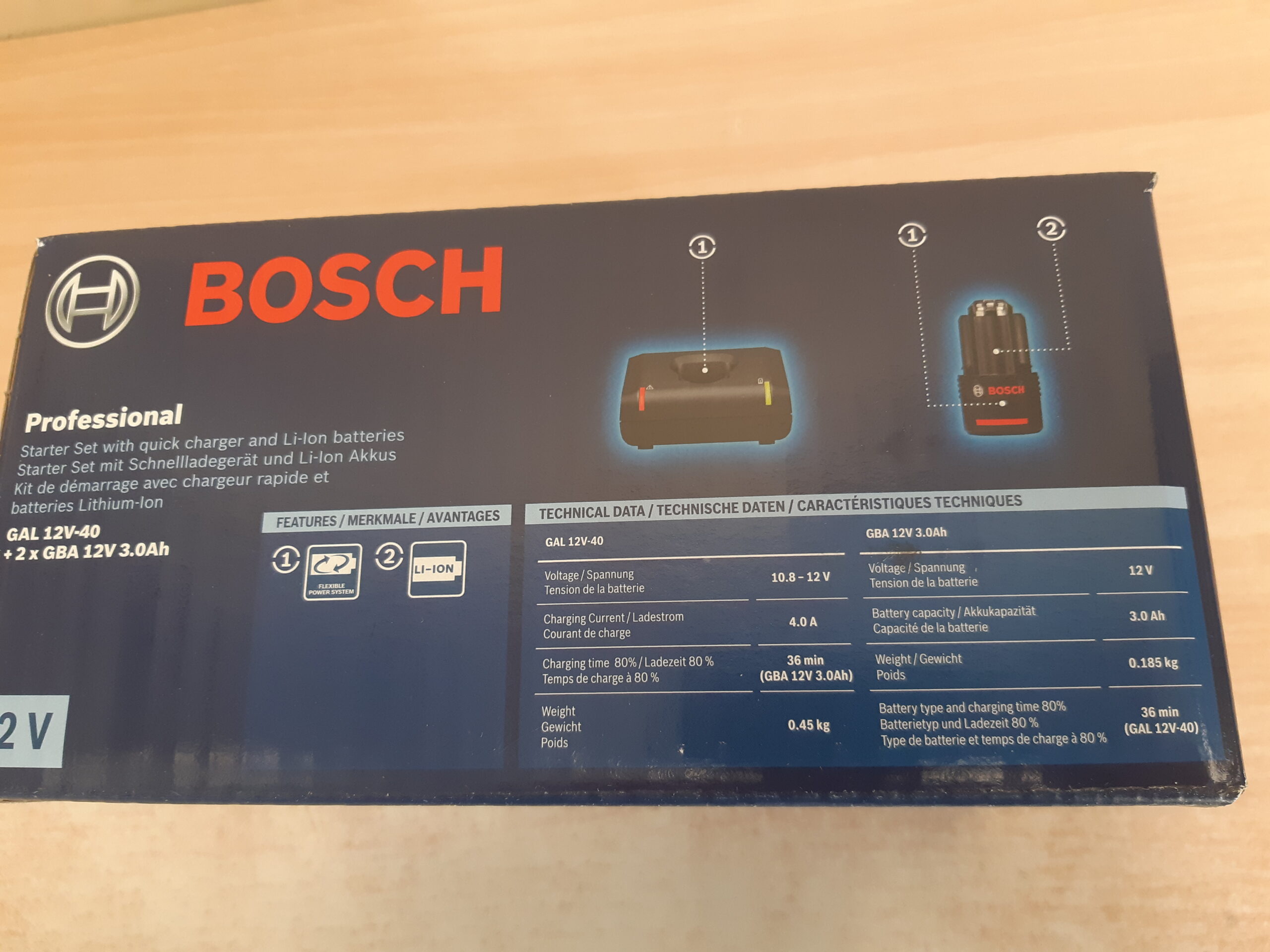 Tools24 - Bosch Professional akud + kiirlaadija 1600A019RD-2