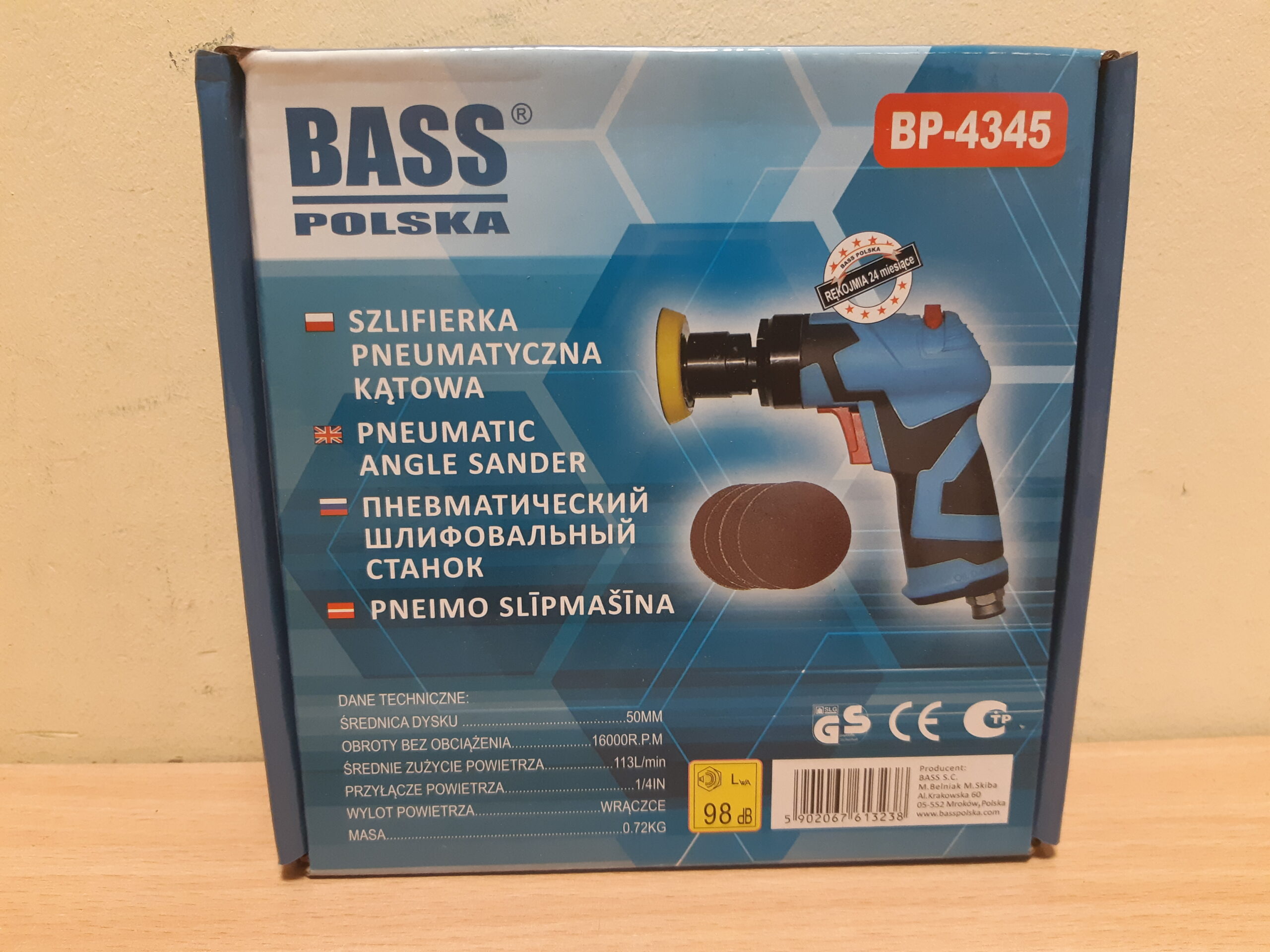 Tools24 - pneumo lihvija 50mm tallaga BP4345-5
