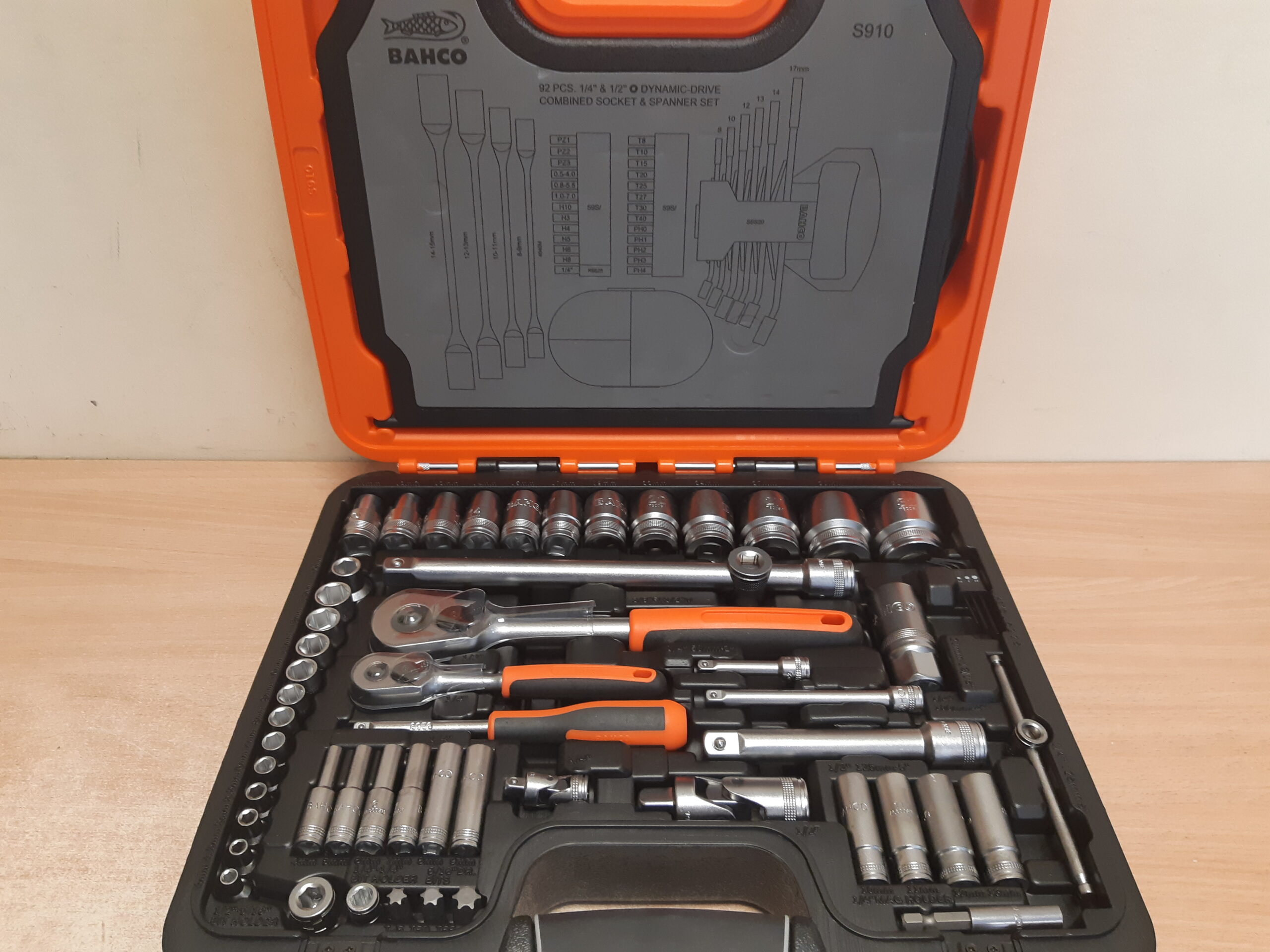 Tools24 - Bahco padrunvõtmete tööriistakomplekt S910-9
