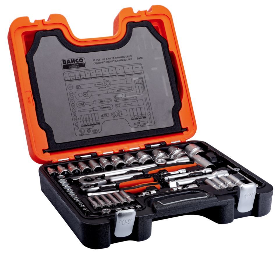 Tools24 - Bahco padrunvõtmete tööriistakomplekt S910