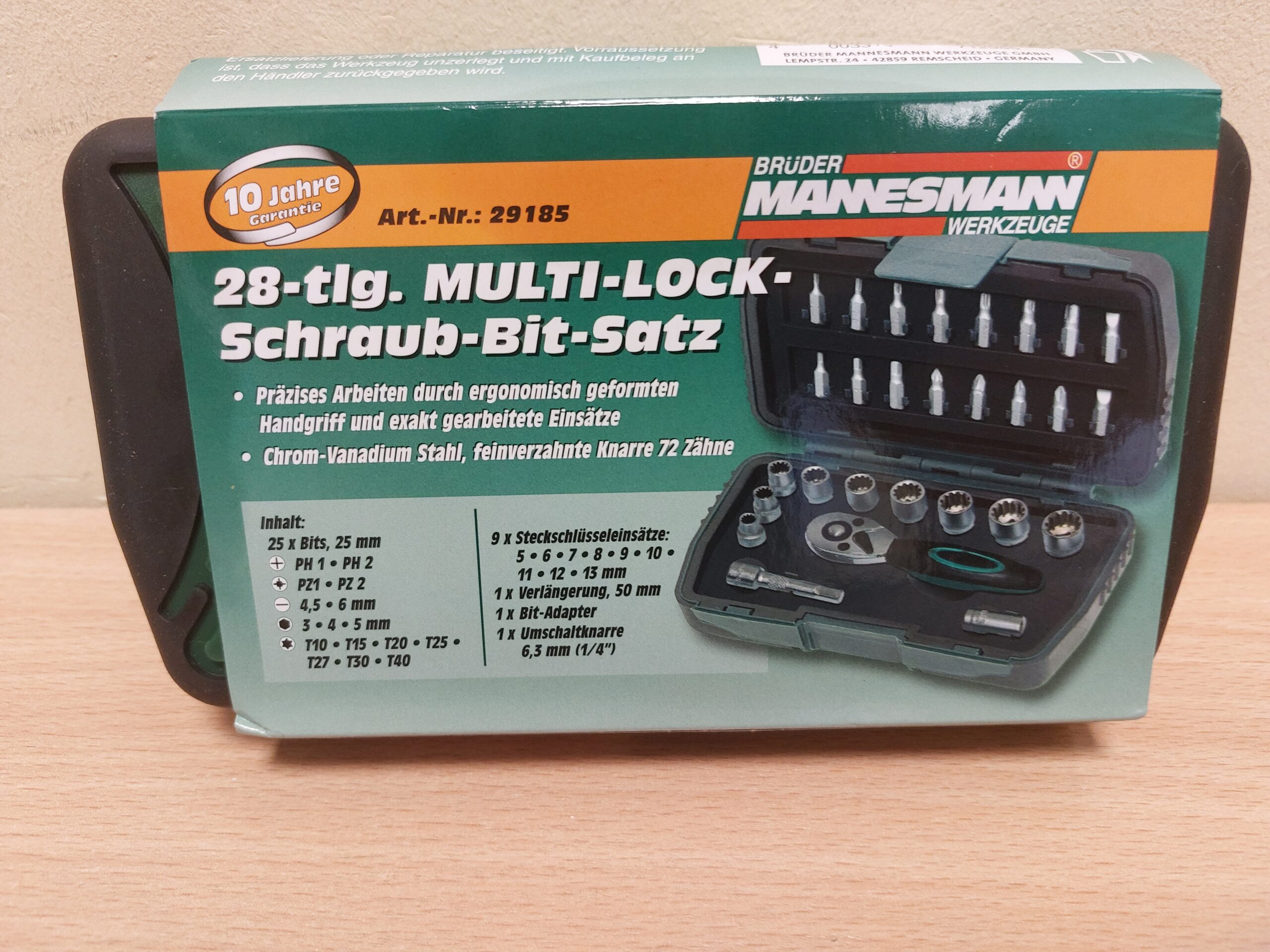 Tools24.ee - padrunvõtmete komplekt multi-lock M29185