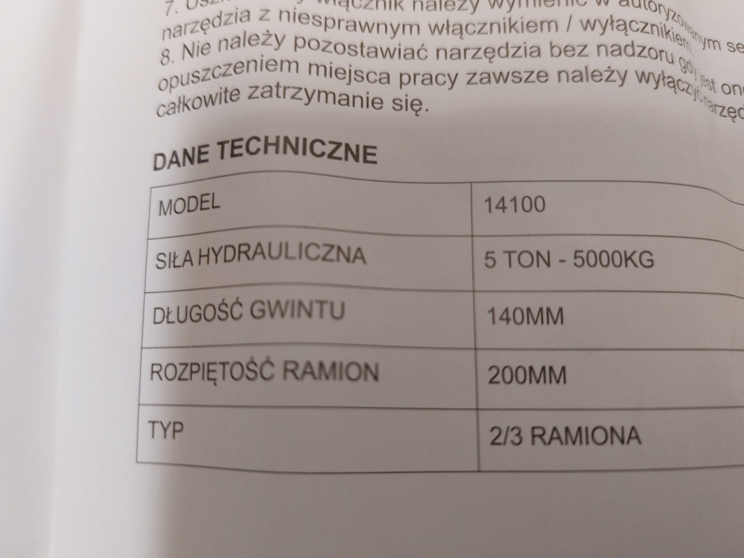 Tools24.ee - hüdrauliline tõmmits 14100-4